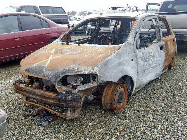 KL1TD66627B736041 - 2007 CHEVROLET AVEO BASE Күйген фото 2