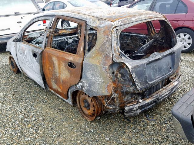 KL1TD66627B736041 - 2007 CHEVROLET AVEO BASE Күйген фото 3