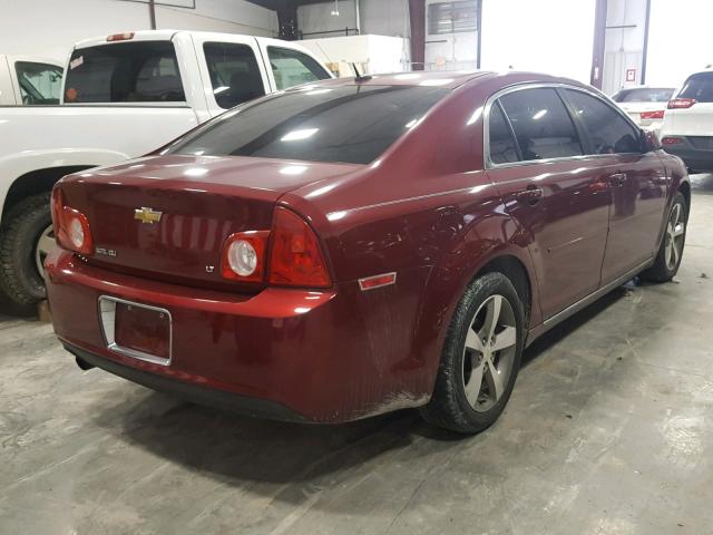 1G1ZJ57B39F168016 - 2009 CHEVROLET MALIBU 2LT BURGUNDY photo 4