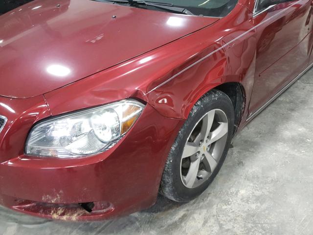 1G1ZJ57B39F168016 - 2009 CHEVROLET MALIBU 2LT BURGUNDY photo 9