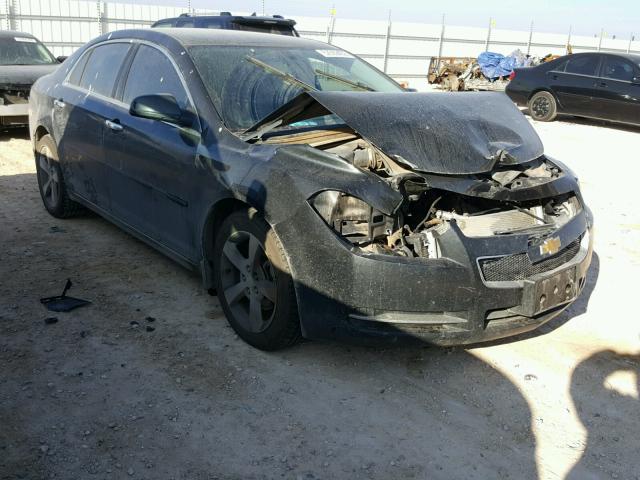 1G1ZC5E02CF157561 - 2012 CHEVROLET MALIBU 1LT BLACK photo 2