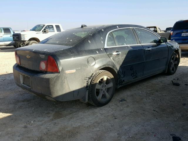 1G1ZC5E02CF157561 - 2012 CHEVROLET MALIBU 1LT BLACK photo 4