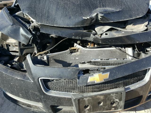 1G1ZC5E02CF157561 - 2012 CHEVROLET MALIBU 1LT BLACK photo 7