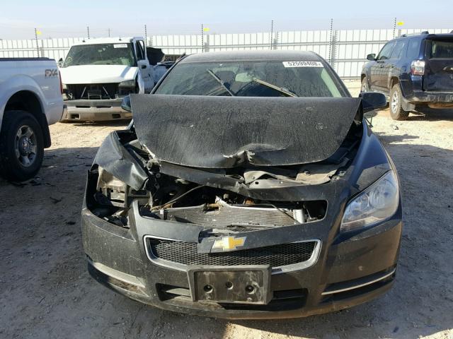 1G1ZC5E02CF157561 - 2012 CHEVROLET MALIBU 1LT BLACK photo 9