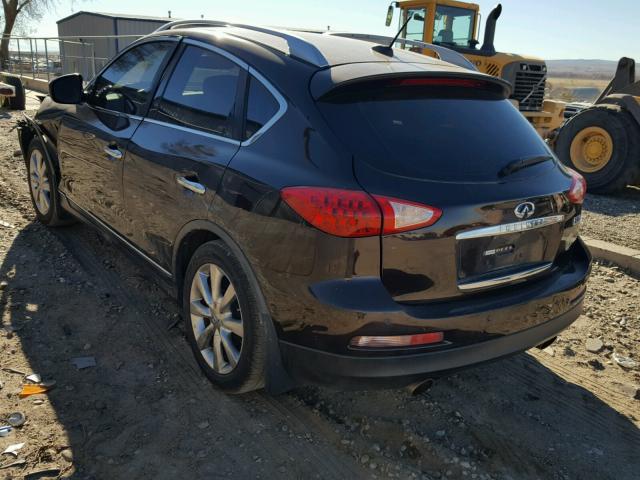 JNKAJ09F08M359604 - 2008 INFINITI EX35 BASE PURPLE photo 3