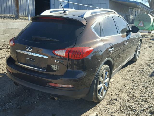 JNKAJ09F08M359604 - 2008 INFINITI EX35 BASE PURPLE photo 4