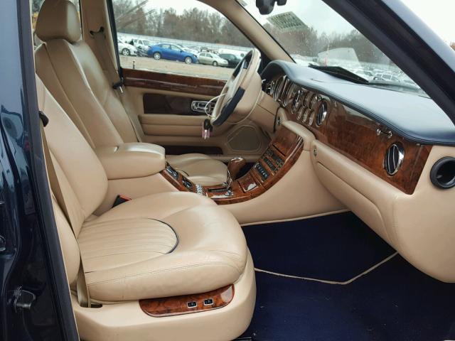 SCBLC31E61CX05579 - 2001 BENTLEY ARNAGE BLUE photo 5