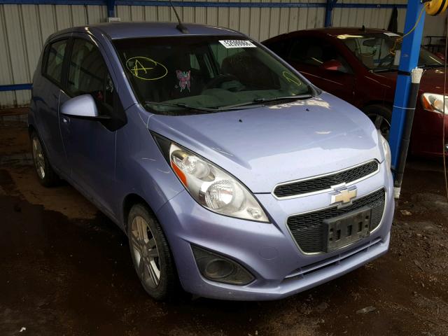 KL8CB6S93EC456904 - 2014 CHEVROLET SPARK LS BLUE photo 1