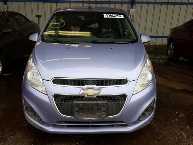 KL8CB6S93EC456904 - 2014 CHEVROLET SPARK LS BLUE photo 9