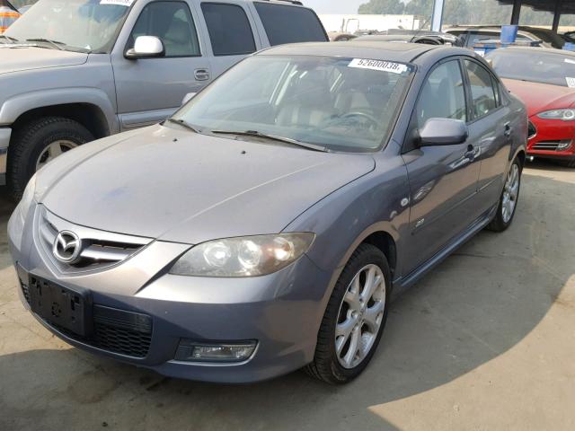 JM1BK324871626548 - 2007 MAZDA 3 S GRAY photo 2