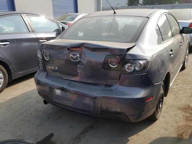 JM1BK324871626548 - 2007 MAZDA 3 S GRAY photo 9