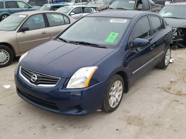 3N1AB6AP3BL614238 - 2011 NISSAN SENTRA 2.0 BLUE photo 2