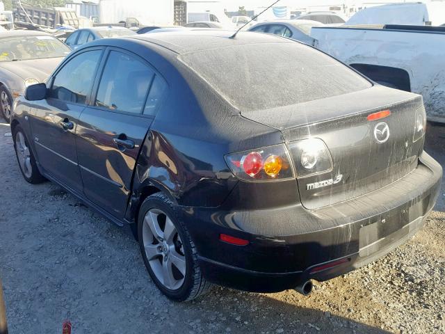 JM1BK323461421900 - 2006 MAZDA 3 S BLACK photo 3