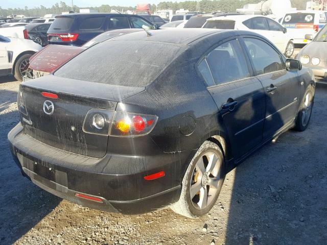 JM1BK323461421900 - 2006 MAZDA 3 S BLACK photo 4