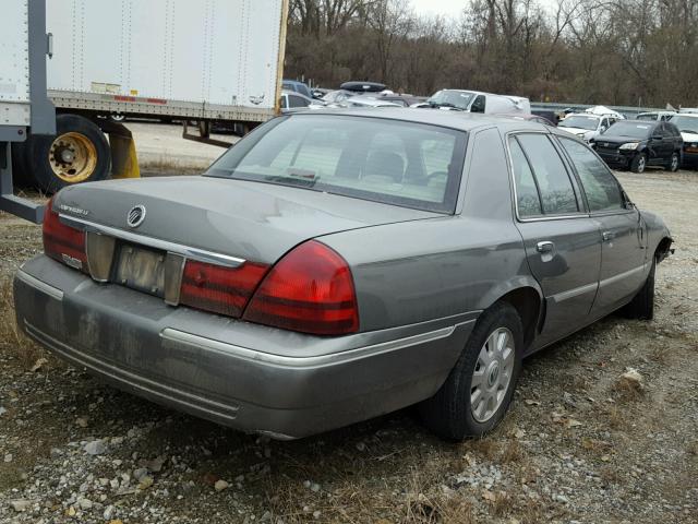 2MEFM75W13X676191 - 2003 MERCURY GRAND MARQ GRAY photo 4