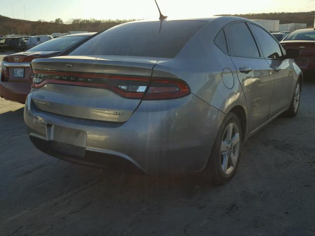 1C3CDFBB0GD540684 - 2016 DODGE DART SXT SILVER photo 4