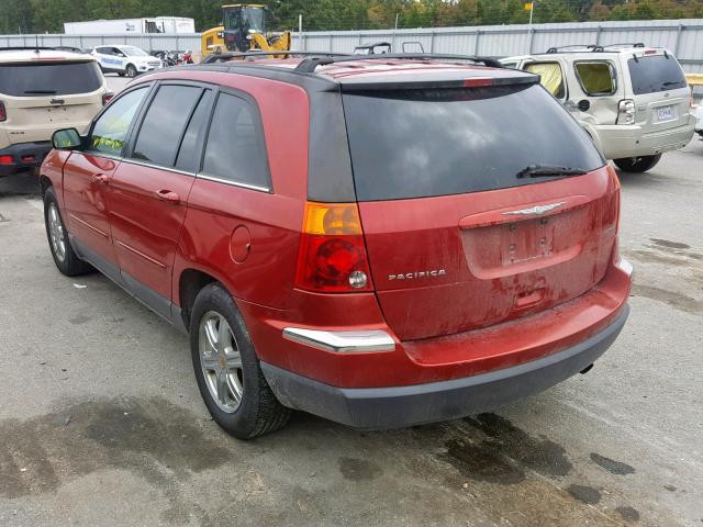 2C8GF68444R335912 - 2004 CHRYSLER PACIFICA RED photo 3