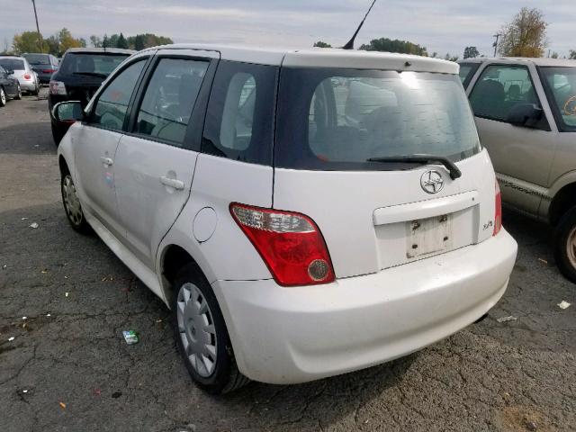 JTKKT624460169104 - 2006 TOYOTA SCION XA WHITE photo 3