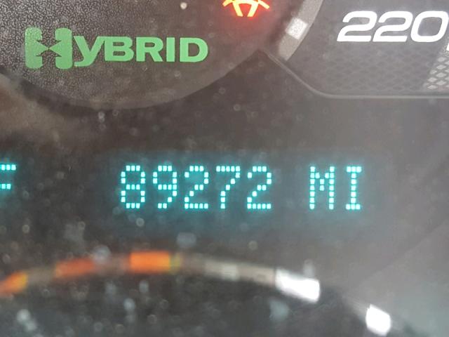 1G1ZF575X9F132951 - 2009 CHEVROLET MALIBU HYB BURGUNDY photo 8