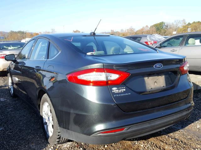 3FA6P0G78FR287515 - 2015 FORD FUSION S CHARCOAL photo 3