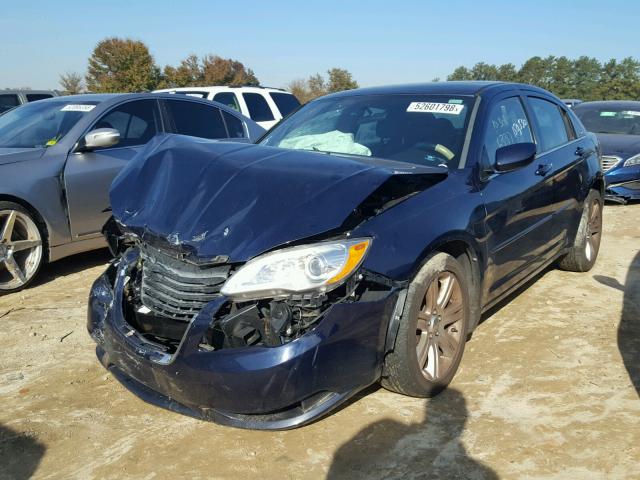 1C3CCBBB9DN656337 - 2013 CHRYSLER 200 TOURIN BLUE photo 2