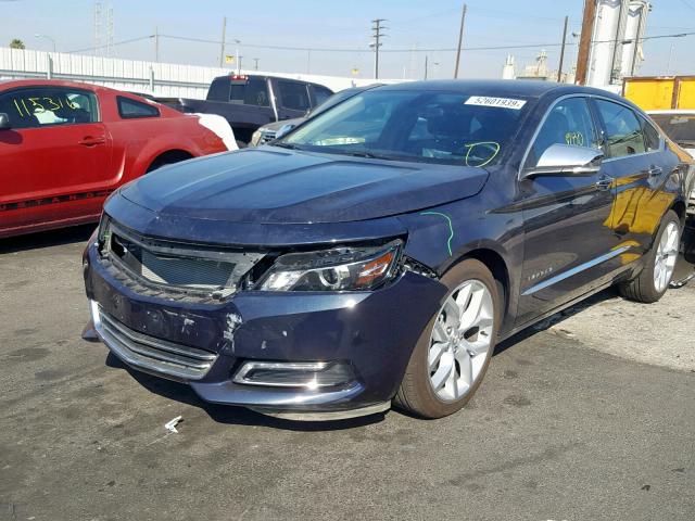 2G1105S35K9156495 - 2019 CHEVROLET IMPALA PRE BLUE photo 2