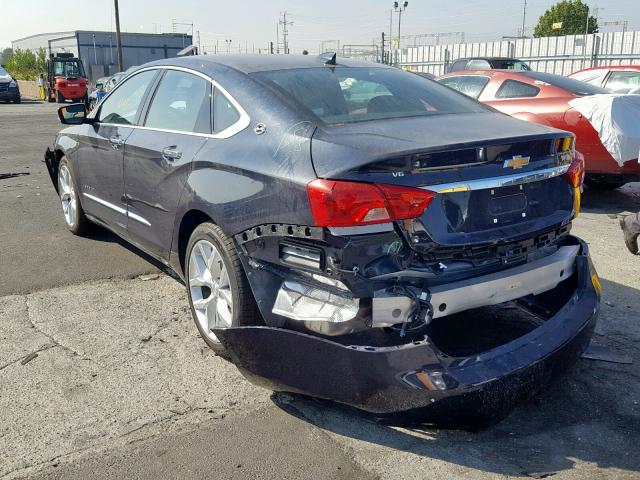 2G1105S35K9156495 - 2019 CHEVROLET IMPALA PRE BLUE photo 3