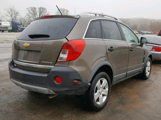 3GNAL2EK3ES526910 - 2014 CHEVROLET CAPTIVA LS 棕色 照片 4