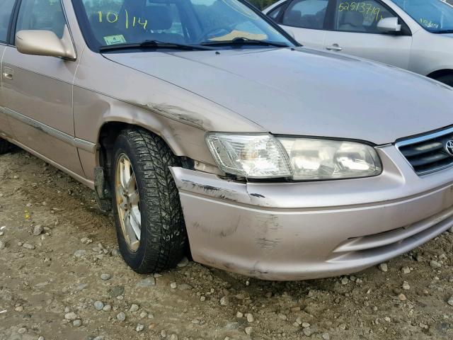 4T1BF28K21U118629 - 2001 TOYOTA CAMRY LE TAN photo 9