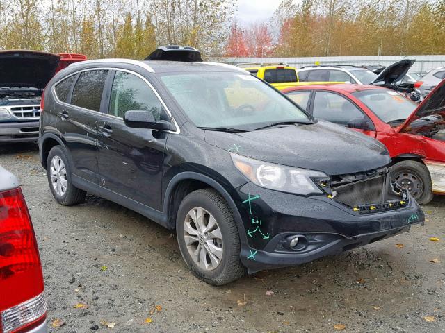 2HKRM4H78DH654645 - 2013 HONDA CR-V EXL BLACK photo 1