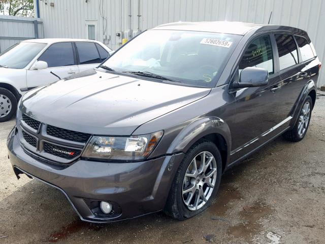 3C4PDCEG3JT466844 - 2018 DODGE JOURNEY GT GRAY photo 2