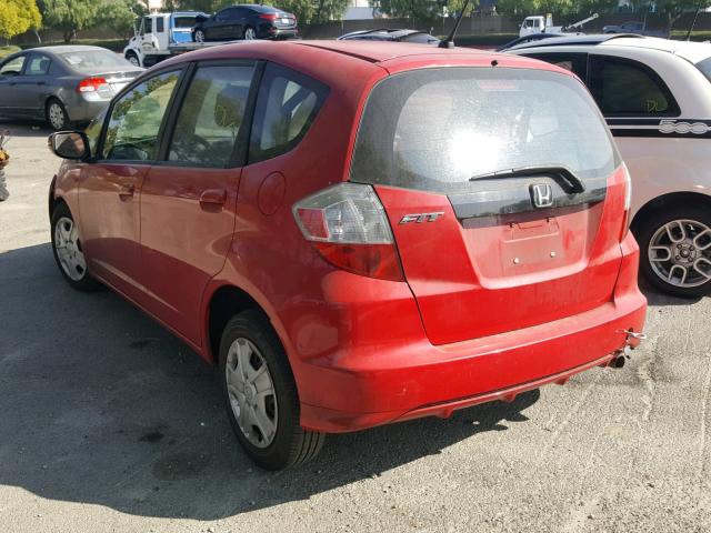 JHMGE8G33DC050120 - 2013 HONDA FIT RED photo 3