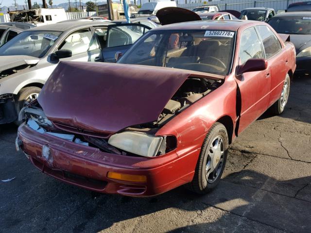 JT2GK13E3S0101907 - 1995 TOYOTA CAMRY XLE RED photo 2
