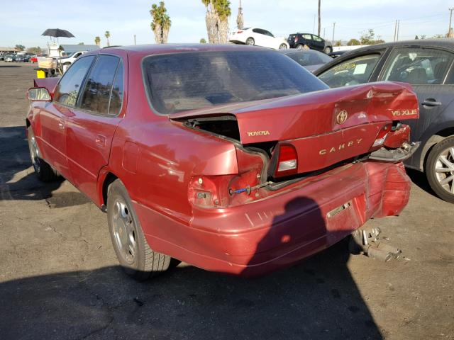 JT2GK13E3S0101907 - 1995 TOYOTA CAMRY XLE RED photo 3