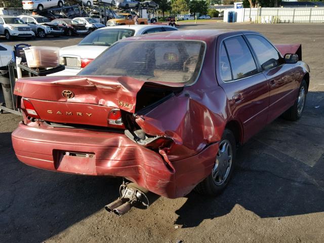 JT2GK13E3S0101907 - 1995 TOYOTA CAMRY XLE RED photo 4