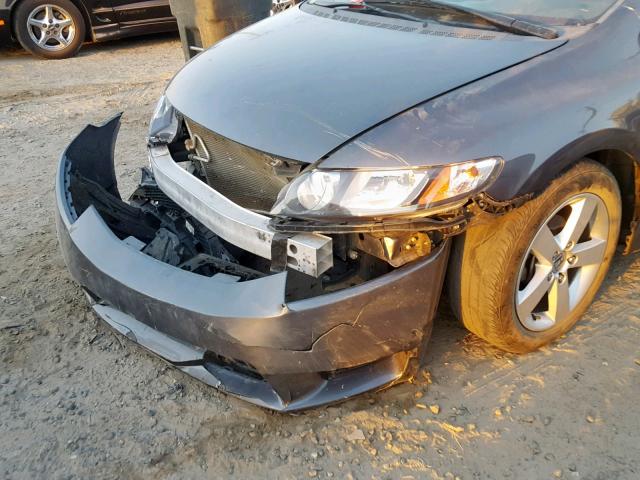 19XFA1F6XBE043702 - 2011 HONDA CIVIC LX-S Grafit foto 9