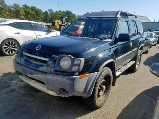 5N1ED28Y74C686358 - 2004 NISSAN XTERRA XE BLACK photo 2