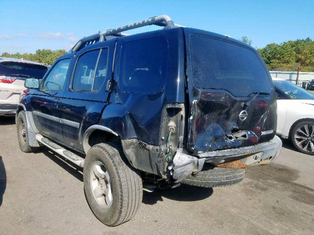 5N1ED28Y74C686358 - 2004 NISSAN XTERRA XE BLACK photo 3