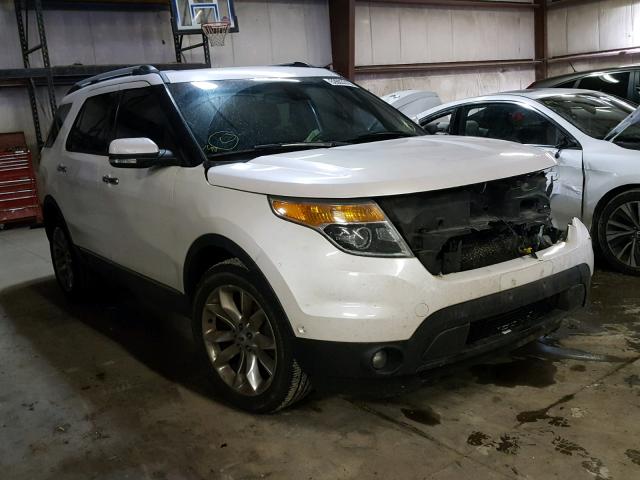 1FM5K8F80DGB41008 - 2013 FORD EXPLORER L WHITE photo 1