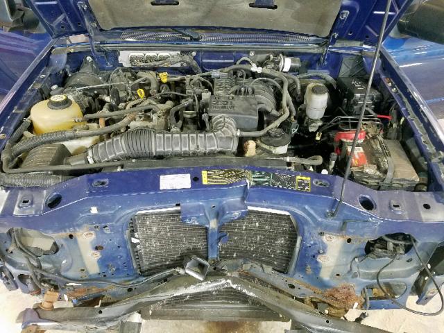 1FTYR14D88PA86169 - 2008 FORD RANGER SUP BLUE photo 7