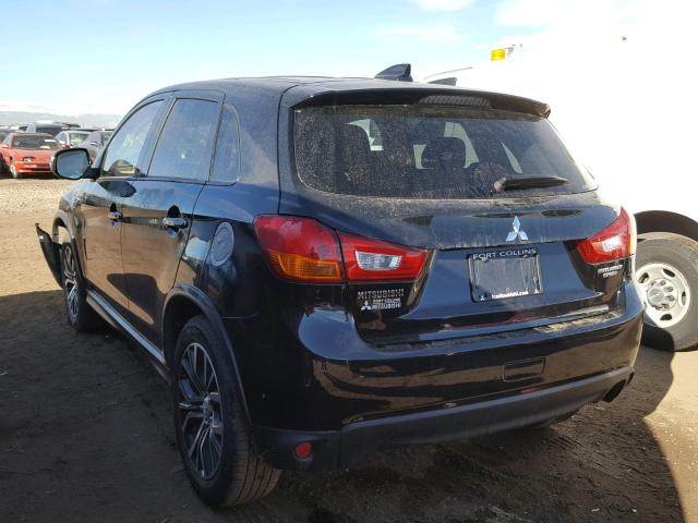 JA4AR3AU8HZ055648 - 2017 MITSUBISHI OUTLANDER BLACK photo 3