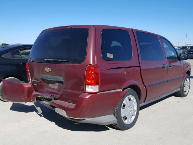 1GNDV23W38D107585 - 2008 CHEVROLET UPLANDER L 勃艮第红 照片 4