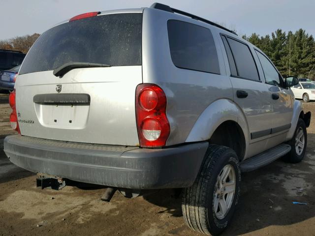 1D4HB38N45F553563 - 2005 DODGE DURANGO ST SILVER photo 4