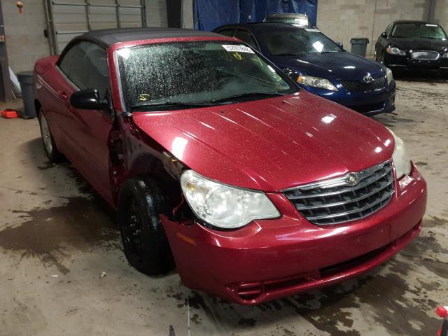 1C3LC45B79N540164 - 2009 CHRYSLER SEBRING LX MAROON photo 1