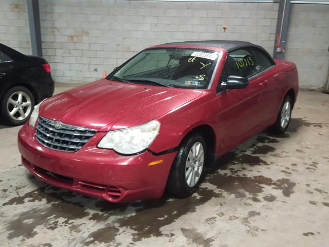 1C3LC45B79N540164 - 2009 CHRYSLER SEBRING LX MAROON photo 2