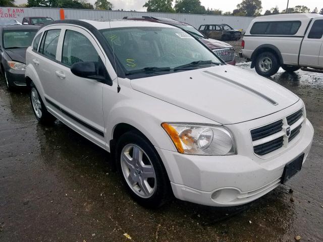 1B3HB48AX9D197672 - 2009 DODGE CALIBER SX WHITE photo 1