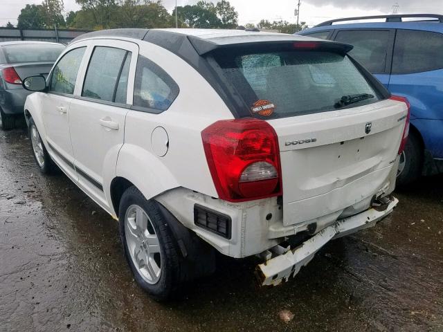 1B3HB48AX9D197672 - 2009 DODGE CALIBER SX WHITE photo 3