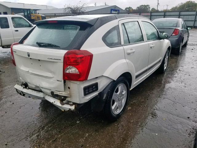 1B3HB48AX9D197672 - 2009 DODGE CALIBER SX WHITE photo 4