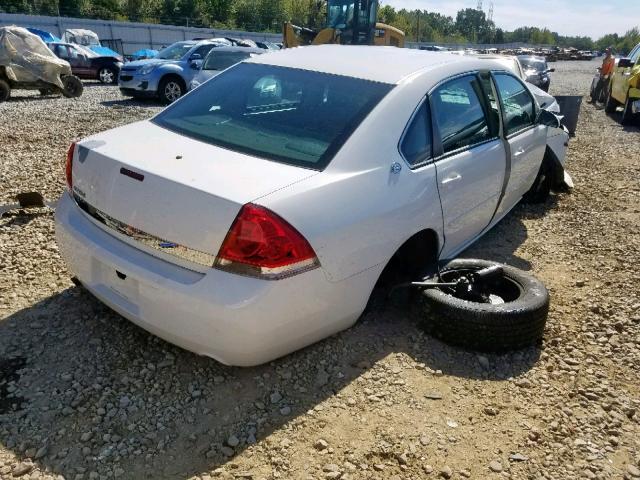 2G1WS551X69415420 - 2006 CHEVROLET IMPALA POL WHITE photo 4