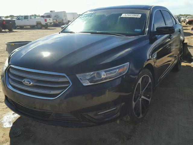 1FAHP2E80EG174468 - 2014 FORD TAURUS SEL BLACK photo 2